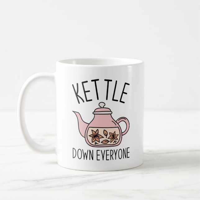 Caneca De Café Kettle Abaixe Todos (Esquerda)