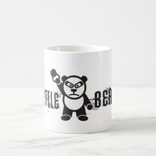 Caneca De Café KettleBear - urso de panda - ato de agarrar de