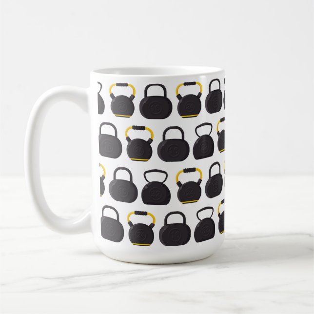 Caneca De Café Kettlebell Fitness Mug (Esquerda)