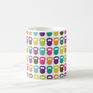 Caneca De Café Kettlebells colorido para