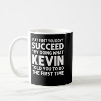 KEVIN Gift Name Personalized Birthday Funny Christ