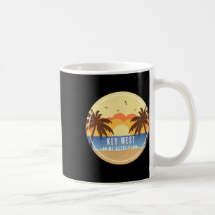 Caneca De Café Key West Flórida É Meu Lugar Feliz Diversão Férias