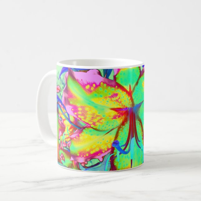 Caneca De Café Key West Lily (Frente Esquerda)