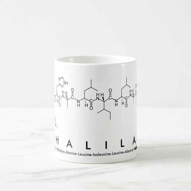 Caneca De Café Khalilah peptide name mug (Centro)