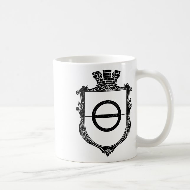 Caneca De Café Khmut Ucrânia Braço Bandeira Oblast de Donetsk  (Direita)