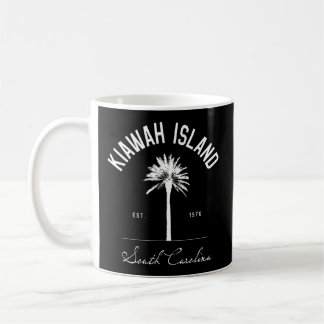 Caneca De Café Kiawah Island Sc Park Palm Tree Golf