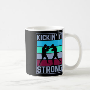 Caneca De Café Kickboxer Artes Marciais Kickboxing _1