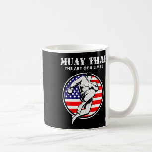Caneca De Café Kickboxing Artes Marciais A Arte Dos 8 Membros Mua