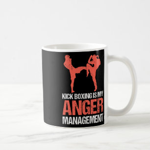 Caneca De Café Kickboxing É Meu Tratamento Para a Raiva Para Um K
