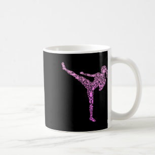 Caneca De Café Kickboxing Kickboxer Karatê Garotas Crianças Mulhe