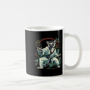 Caneca De Café Kickboxing Lêmure Artes Marciais Caratê Jiu-Jitsu