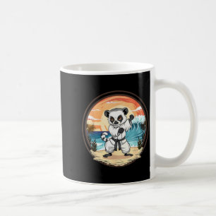 Caneca De Café Kickboxing Lêmure Artes Marciais Caratê Jiu-Jitsu