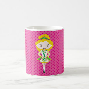 Caneca De Café KIDLETS: loura-dançarina irlandesa
