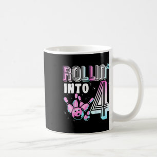 Caneca De Café Kids Bowler Rollin" em 4 Boliches 4º Aniversário K