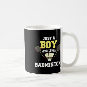 Caneca De Café Kids Dminton Shirt Boy Dminton Lover Dminton Playe