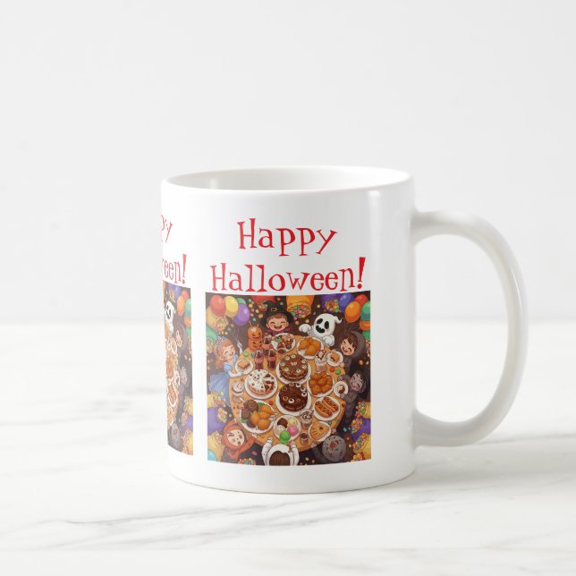 Caneca De Café Kid's Halloween Party (Direita)