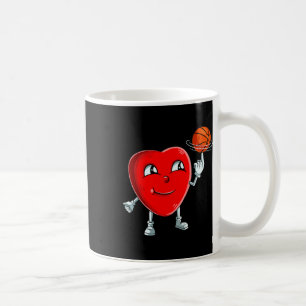 Caneca De Café Kids Heart Bysketbyll Player Dia de os namorados C