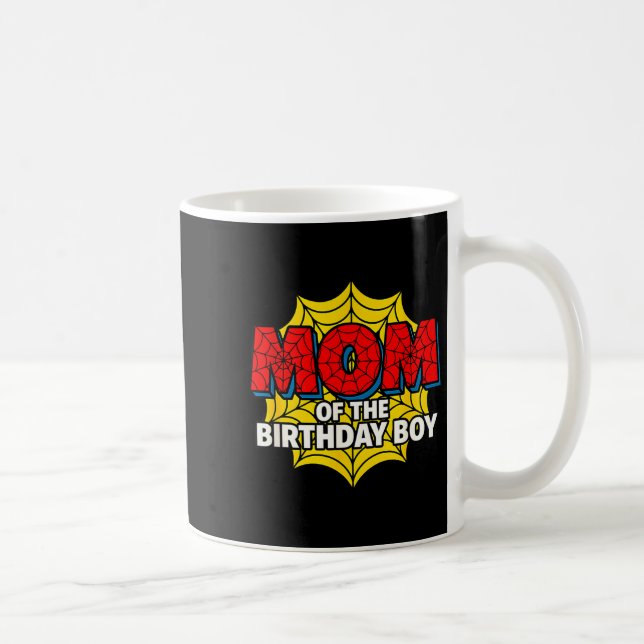 Caneca De Café Kids Mom Of The Birthday Boy Sder Theme Party Matc (Direita)