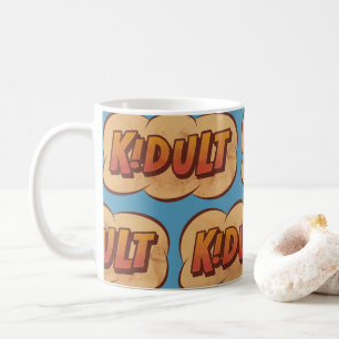Caneca De Café KIDULT - Um adulto que é uma criança no coração - 