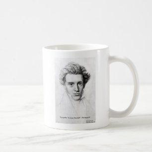 Caneca De Café Kierkegaard "Amar a Si Mesmo" Presentes de Citação