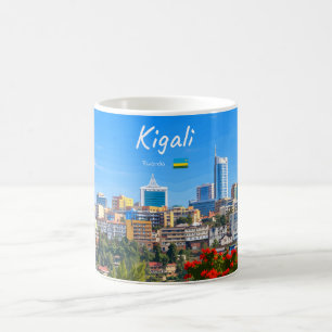 Caneca De Café Kigali, Ruanda - Paisagem Urbana Moderna