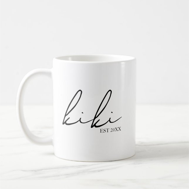 Caneca De Café Kiki Estabelecida | Presente Kiki fofo  (Esquerda)