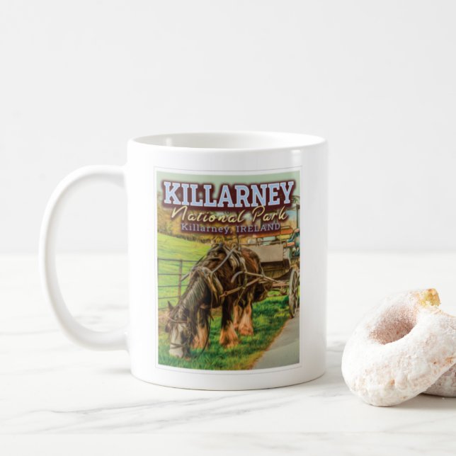 CANECA DE CAFÉ KILLARNEY NATIONAL PARK - KILLARNEY IRLANDA (Com Donut)
