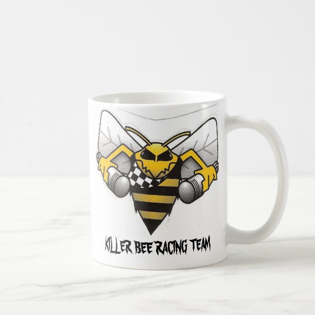 Caneca De Café killerbee_logo, EQUIPE de COMPETÊNCIA da ABELHA de (Direita)