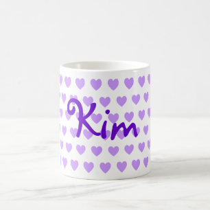 Caneca De Café Kim no roxo