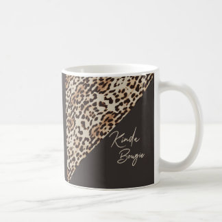 Caneca De Café Kinda Bougie Brown Leopardprint