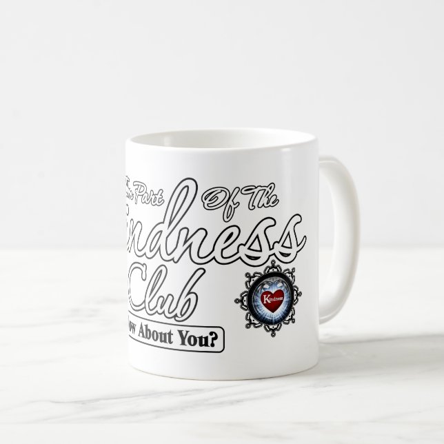 Caneca De Café Kindness Club (Frente Esquerda)