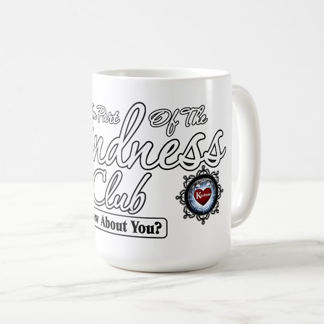 Caneca De Café Kindness Club (Frente Esquerda)