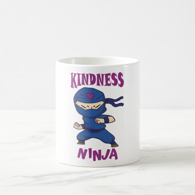 Caneca De Café Kindness Ninja, Fight against Bullying (Centro)