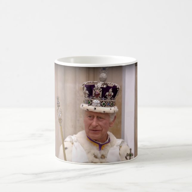 Caneca De Café King Charles III Coronation (Centro)