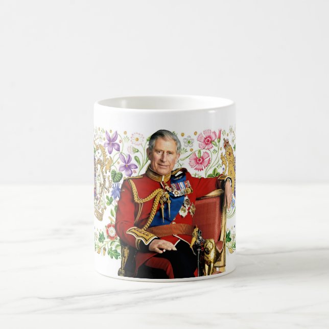 Caneca De Café King Charles III Coronation (Centro)