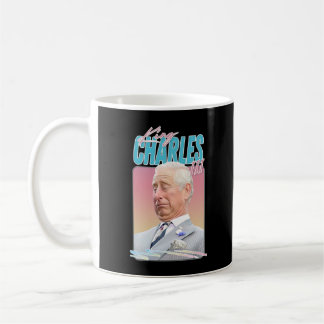 Caneca De Café King Charles III - Design do ventilador estético r