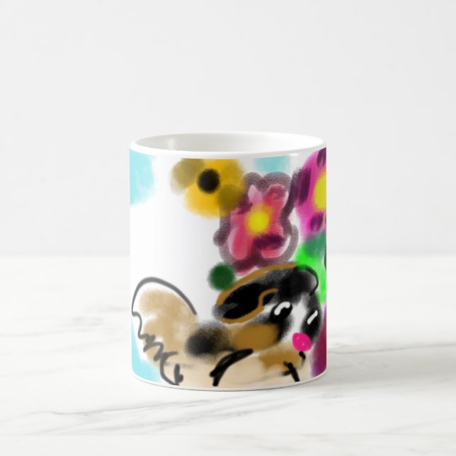 Caneca De Café King charles spaniel  (Centro)
