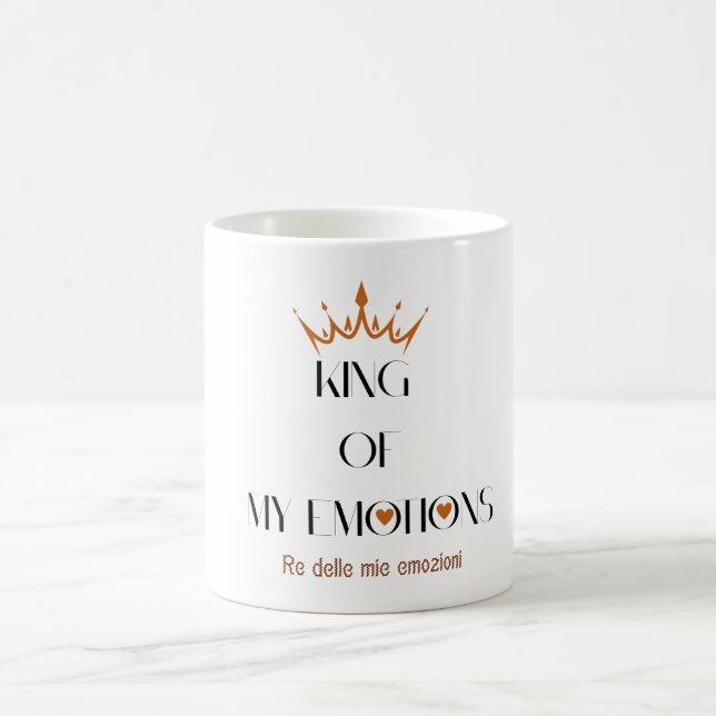 Caneca De Café King of My Emotions Mug (Centro)