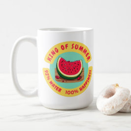 Caneca De Café King Of Summer Juicy Watermelon 