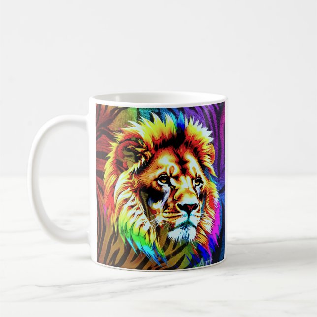 Caneca De Café King of the Jungle Lion  (Esquerda)