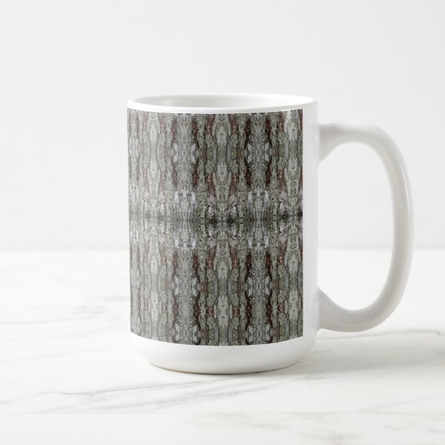 Caneca De Café Kingdom Tree Bark Patterned (Direita)
