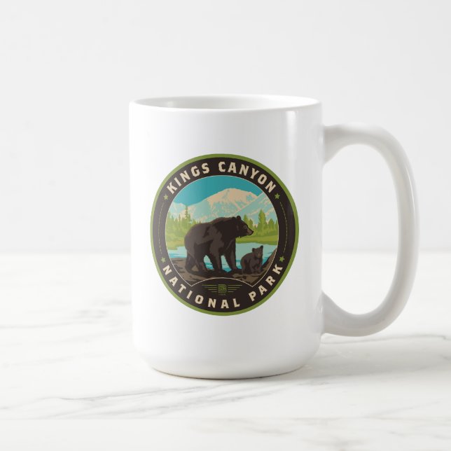 Caneca De Café Kings Canyon - Parques Nacionais (Direita)
