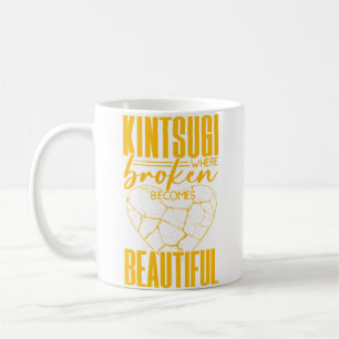 Caneca De Café Kintsugi Kintsukuroi Arte Japonês Imperfeito Pote