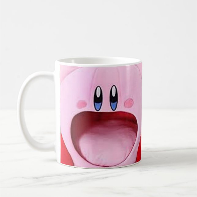 Caneca De Café Kirby Mug com Rato (Esquerda)