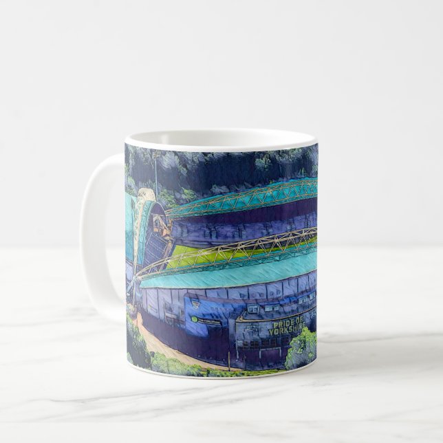 Caneca De Café Kirklees Stadium, Huddersfield (Frente Esquerda)