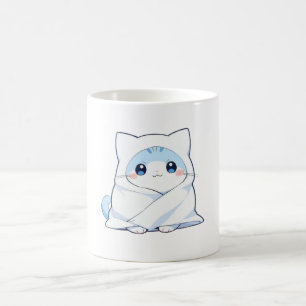 Caneca De Café Kit de Cobertor Aconchegante Gatinho Kawaii Design