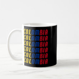 Caneca De Café Kit de Jersey de Futebol da Bandeira Colombiana 24