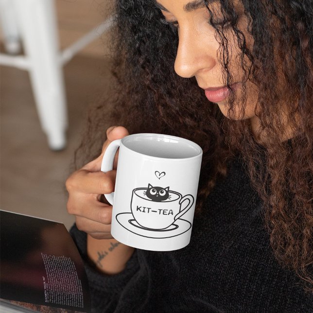 Caneca De Café Kit Tea Coffee Mug (Criador carregado)