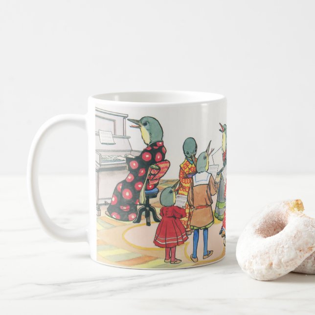 Caneca De Café Kitazawa Rakuten 1916　うぐいすのコーラス (Com Donut)