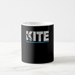 Caneca De Café Kite Kitesurfer Kitesurfing Surfing Surfing Retro